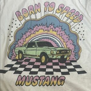 American Eagle Outfitters Cream Tee